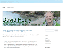 Tablet Screenshot of davidhealy.com